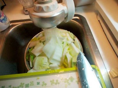 野菜洗い